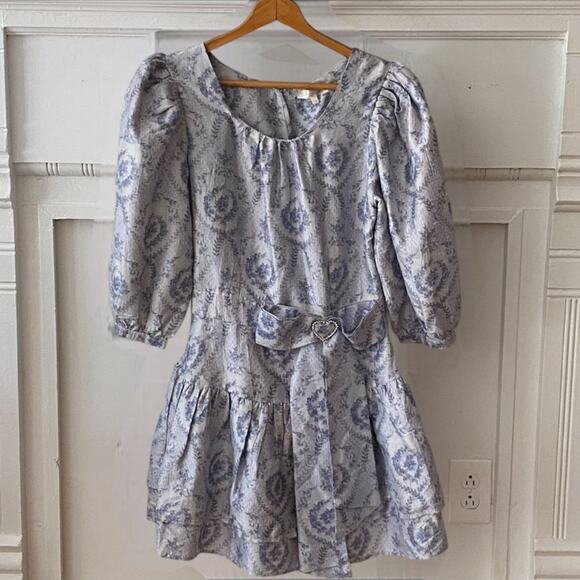 LoveShackFancy Small Cocktail Silk Dress Small Homecoming Formal $579 Pearla - Picture 16 of 16